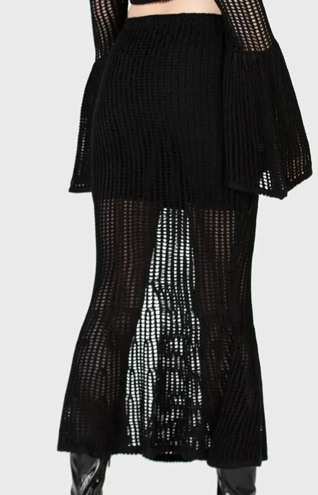 Widows Prey Knit Skirt