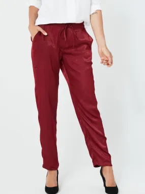 Woman Winter Pants Woman Casual Trousers Fabina Trousers | Red