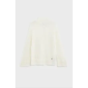 Women Wmk-Kcarly-Long Sleeve Pointelle Jumper - Ivory