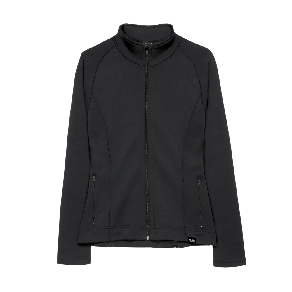 Women’s Tasmanian Merino 340 Ponte Full Zip Jacket - Final Sale