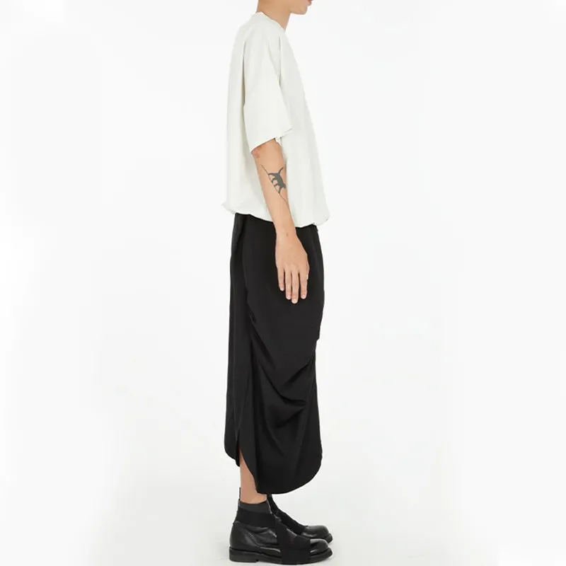 Wrinkled Loose Cropped Culottes